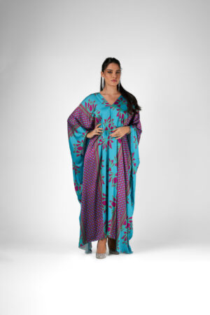 درس فري سايز - مع حزام يبرز الخصر