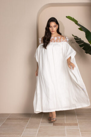 درس لينن - فري سايز ابيض